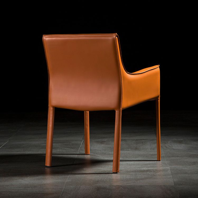 Upholstered Dining Chairs Faux Leather Kitchen Dining Arm Chair