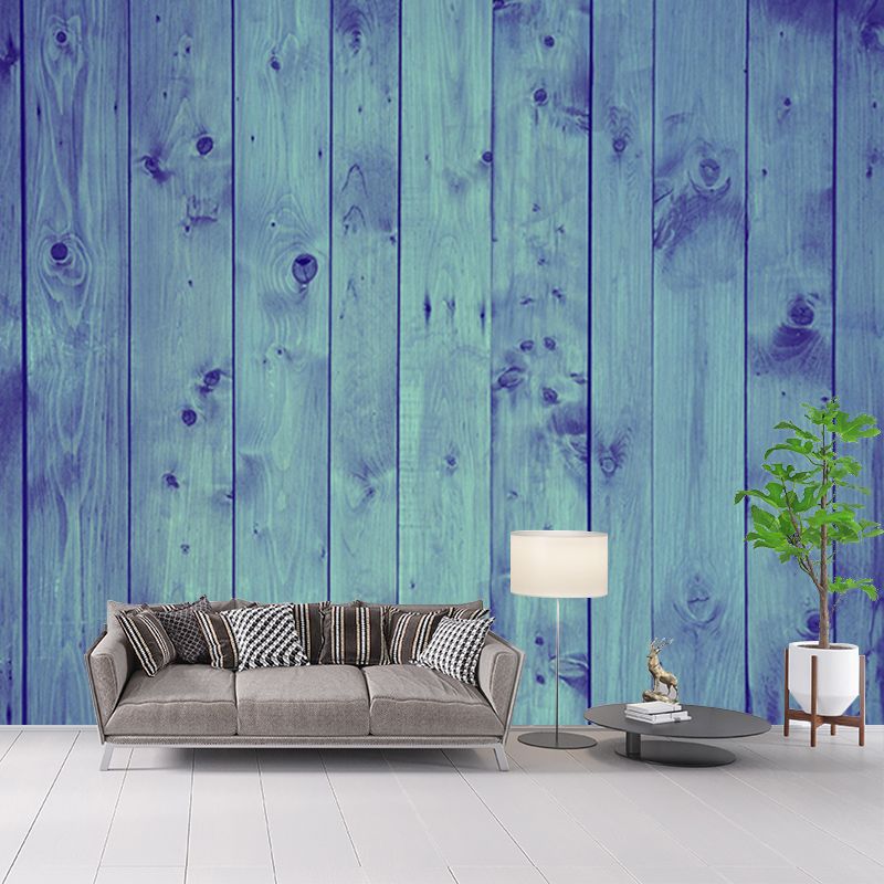 Vivid Nature Mural Wallpaper Industrial Style Wood Texture Mural for Decoration