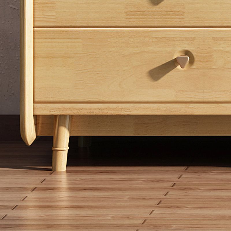 Solid Wood Storage Chest Modern Storage Chest Dresser with 3/4/5 Drawers