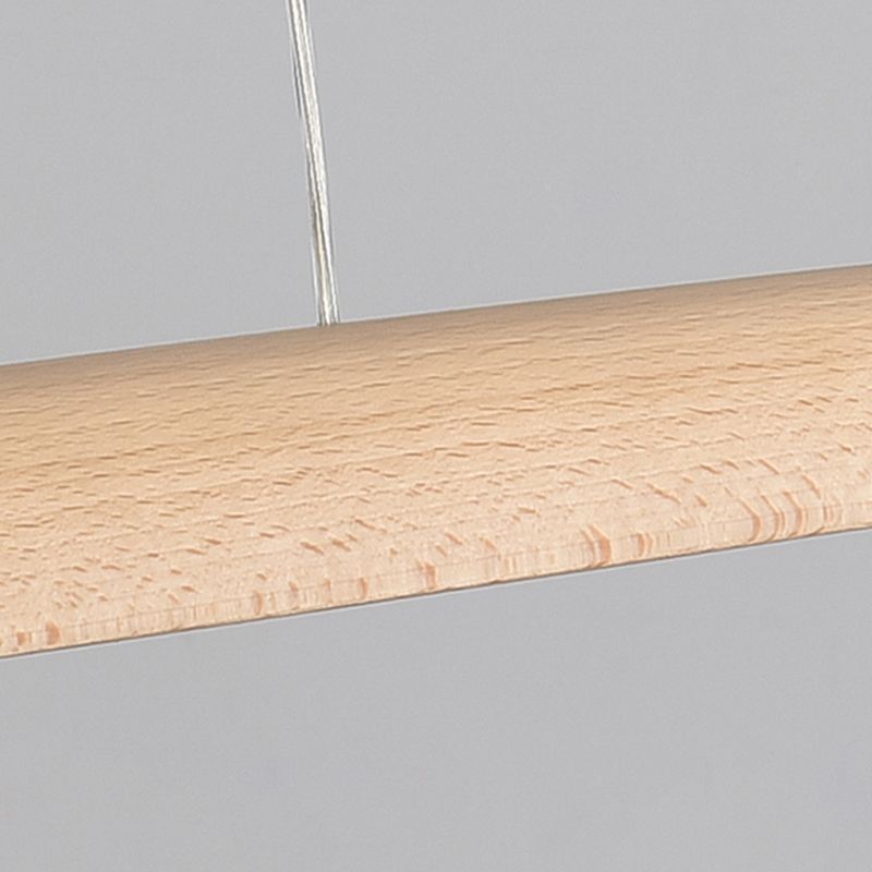 Luci a ciondolo da cucina moderna Lampaggio di illuminazione isola lineare in metallo