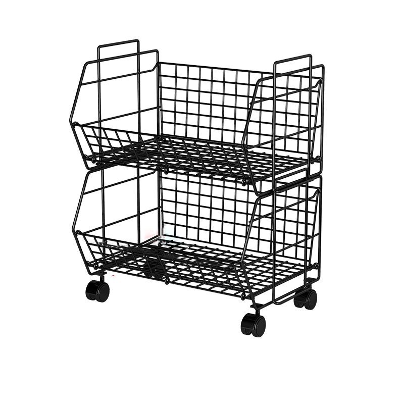 Modern Metal Bookcase, Geometric Bookshelf for Living Room, 17" L X 10.5" W