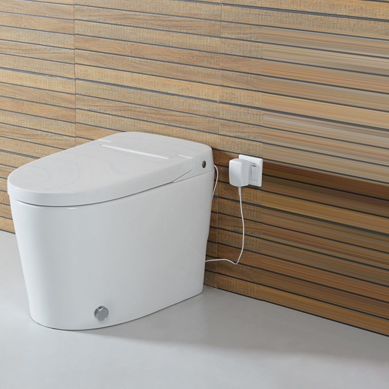 Siphon Jet Elongated Toilet Bowl Modern Flush Toilet With Seat for Bathroom