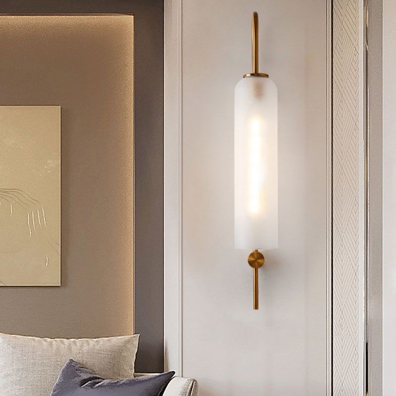 Polish Finish Lighting Industrial Metal/Glass Wall Light for Restaurant