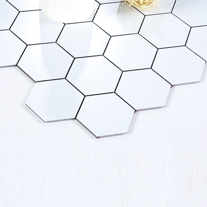 Kitchen Mosaic Tile Wallpaper Waterproof Peel and Stick Backsplash Tile