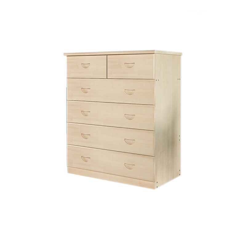 Modern Solid Wood Storage Chest Dresser Vertical Chest Without Mirror