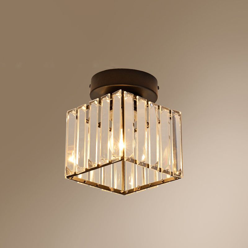 Luminaire à chasse d'eau contemporain Crystal 1 Lumières Lumières à chasse d'eau pour le salon