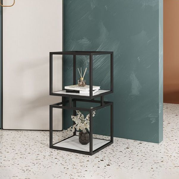 11.81"W Bookshelf Contemporary Style Open Back Bookcase for Home Office