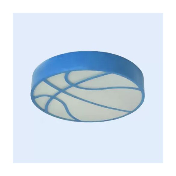 Plafonnier plat en acrylique de dessin animé, plafonnier de basket-ball, pour chambre de bébé, couloir