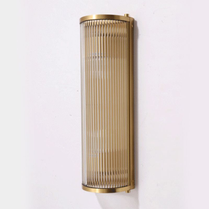Wall Mounted Light Fixture Modern Glass Wall Mounted Lighting in Gold