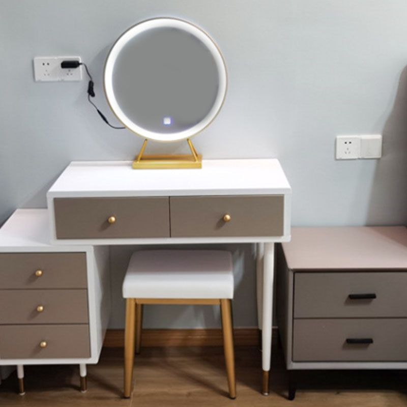 Fabric Standard Stool Modern Style Simple Household Rectangular Stool