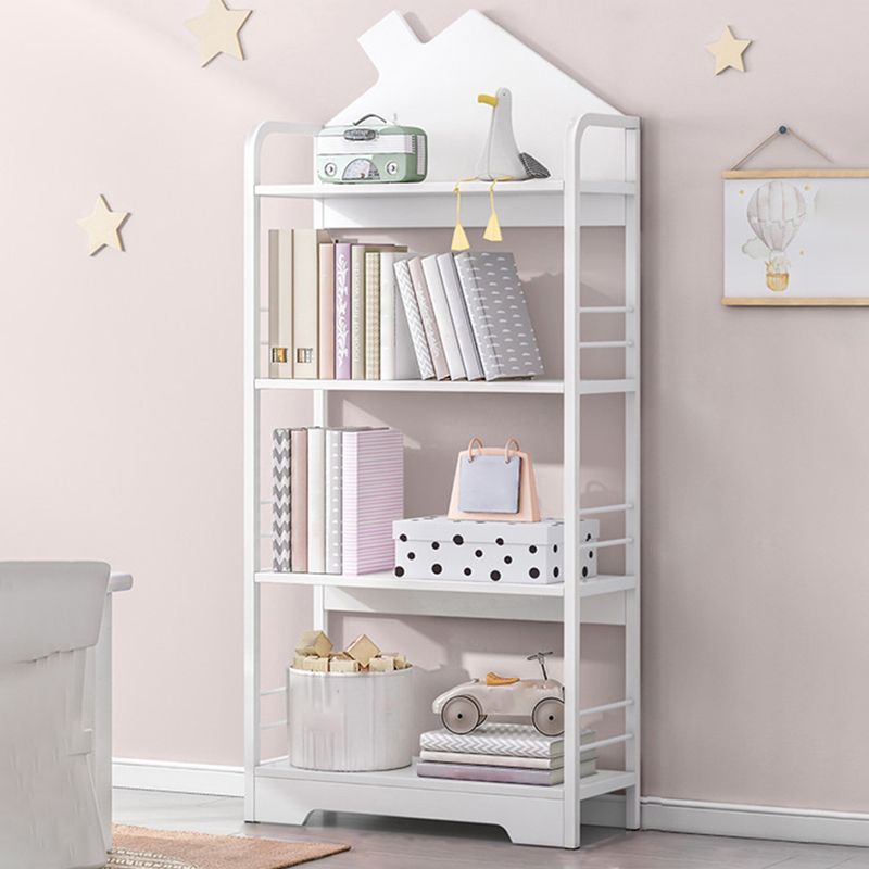 Scandinavian Metal Open Back Bookcase 9.4" Wide Home Bookshelf