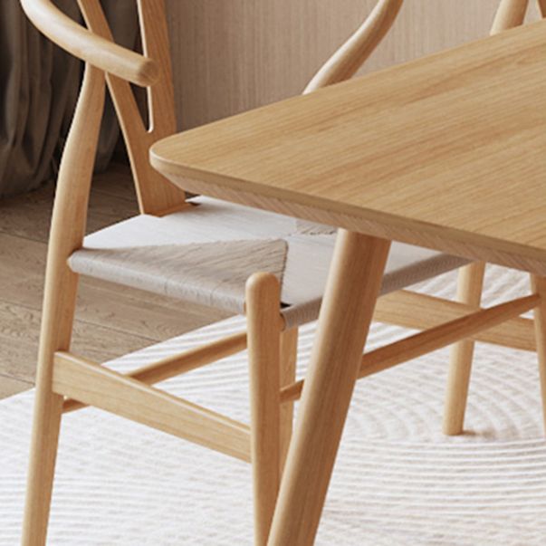 Solid Wood Furniture with Chairs 1/2/3/5 Pcs Modern Dinette Set for Home Use