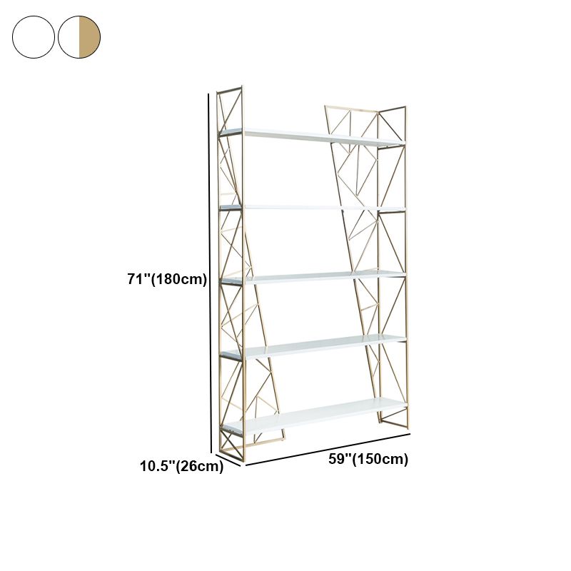 GLAM STYLE -Bücherregal Open Back Bücherregal für Home Office Study Room