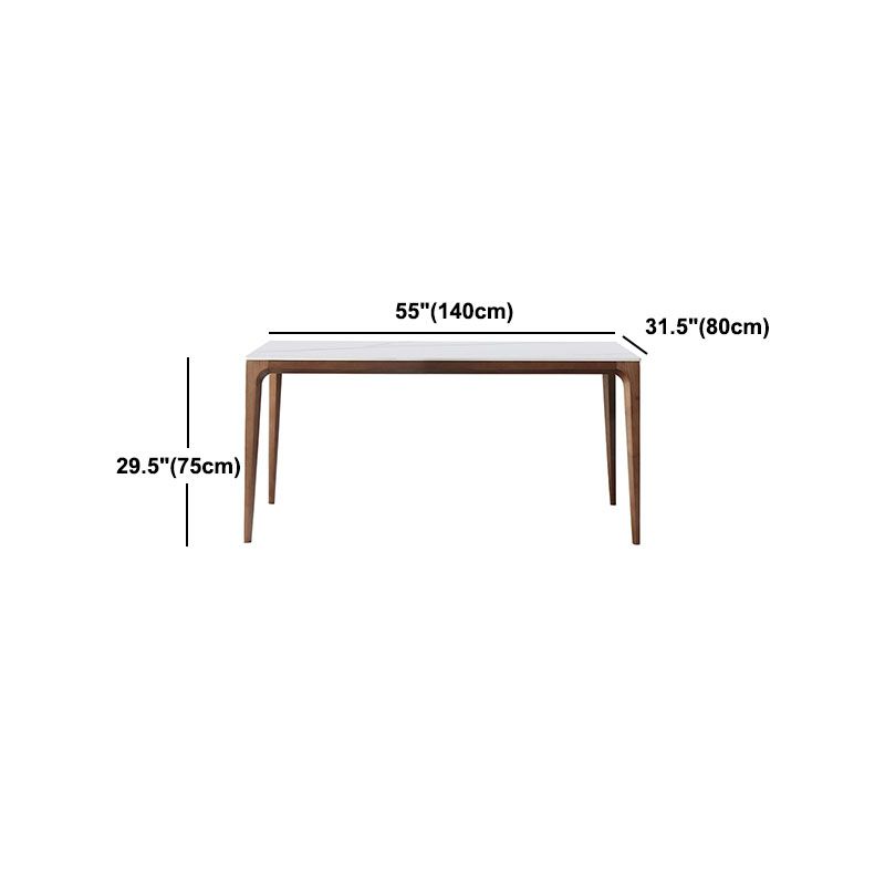 Minimalist 1/4/5/7 Pieces Sintered Stone Dining Room Set Dining Chairs Set for Kitchen