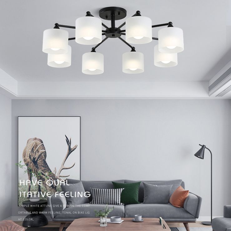 Lampade a sospensione di vetro contemporanei per le lampadario per soggiorno per soggiorno per soggiorno