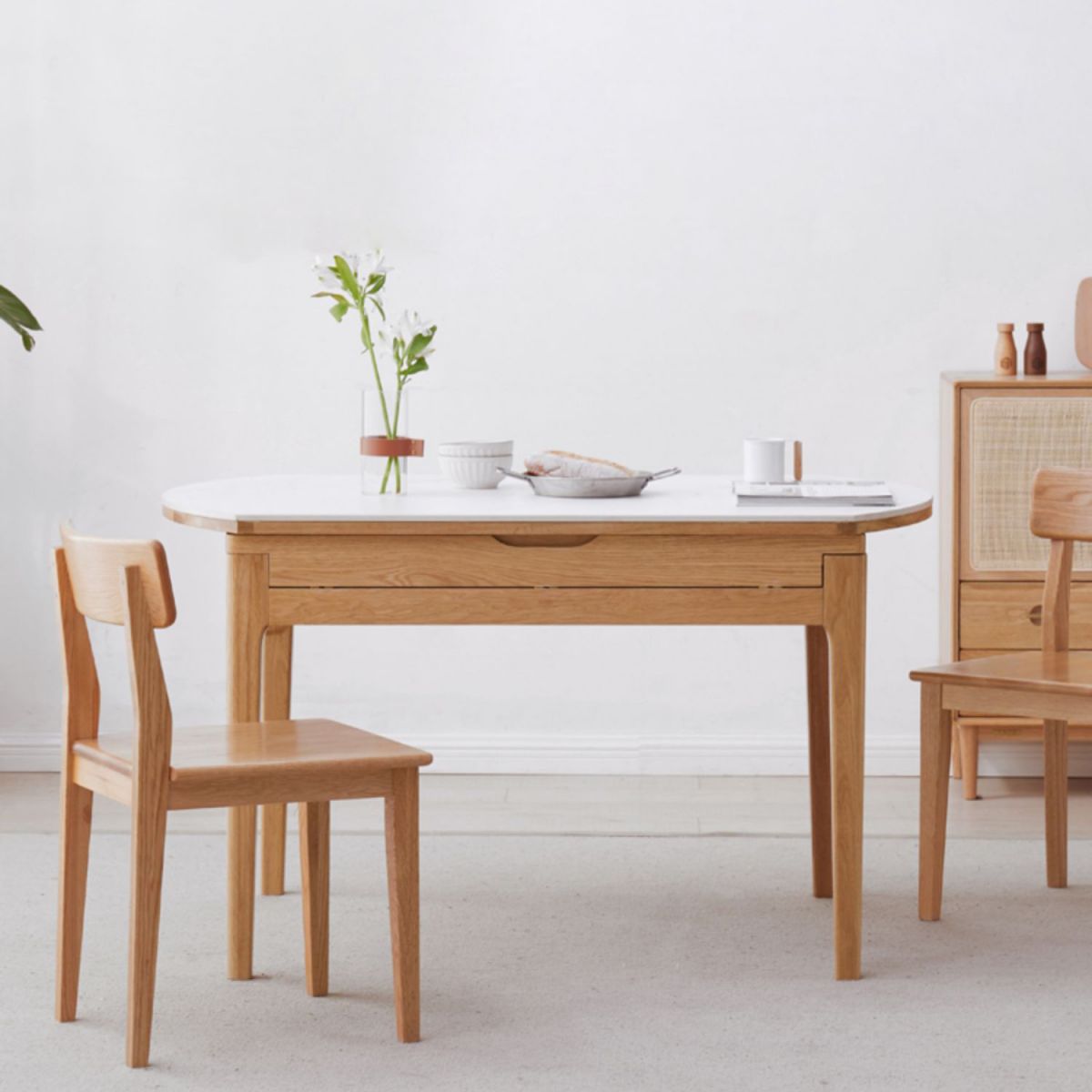 Contemporary Dining Room Chair Set 1/5 Piece Table and Chair Set