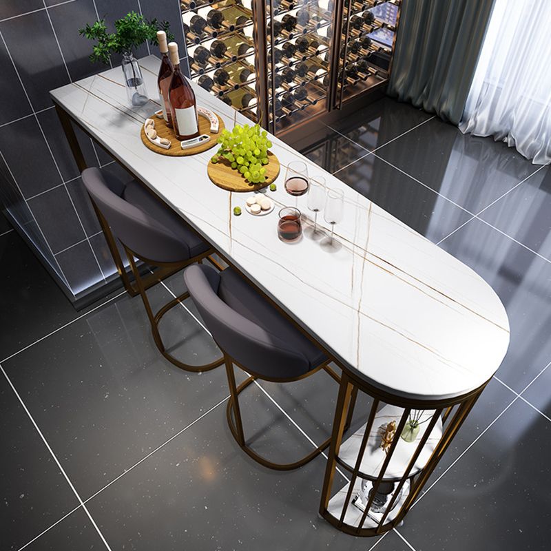 Modern Bar Table Bar Height Specialty Pub Table for Indoor and Breakroom