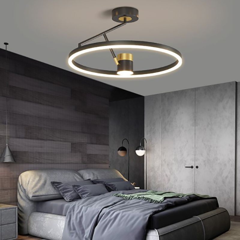 Contemporary Simple Chandelier Light Fixtures Led Hanging Chandelier for Bedroom