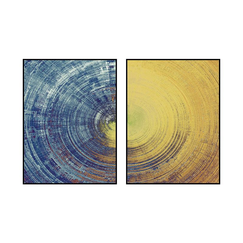 Vortex-Leinwandkunst, zeitgenössisches, bezauberndes Gemälde, abstrakte Wanddekoration in hellen Farben