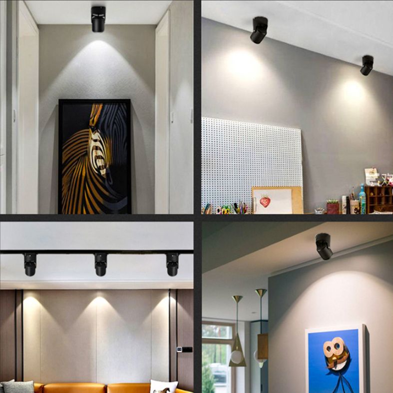 Zylindrische Galerie Spotlight Aluminium Nordic LED Downlight Flush Mount Beleuchtung