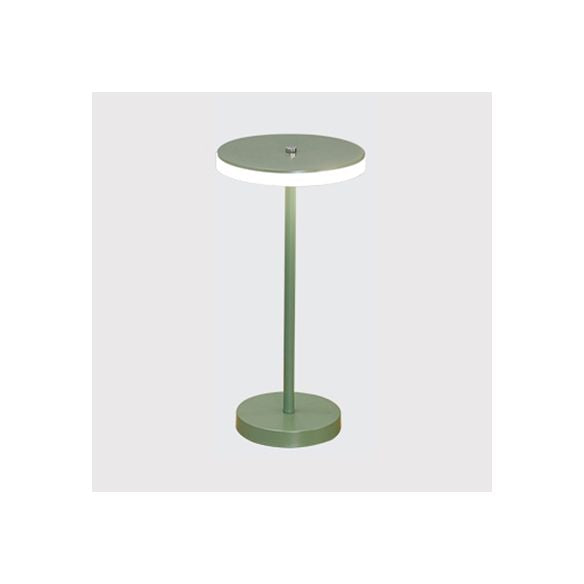 Macaron Style Rounded Table Lamp Acrylic LED Living Room Table Lighting in Blue/Green, Warm/White Light
