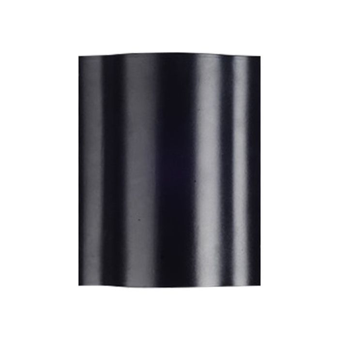 Disparo de pared de porche de 1/2/3 de luces con lámpara de lavadora de pared de metal de diseño ondulado con iluminación cálida/blanca