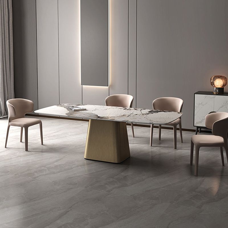 Designer Style Sintered Stone Dining Set 1/4/5/7 Pieces Dining Table with Chairs