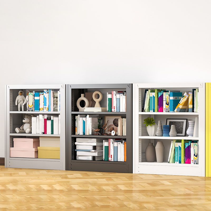 Open Metal Bookshelf Nordic Style Simple Rectangular Bookcase