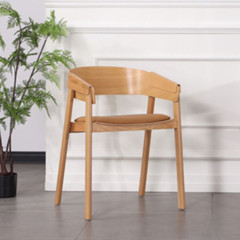 Contemporary Style Dining Chair Solid Wood Dining Room Chair for Home