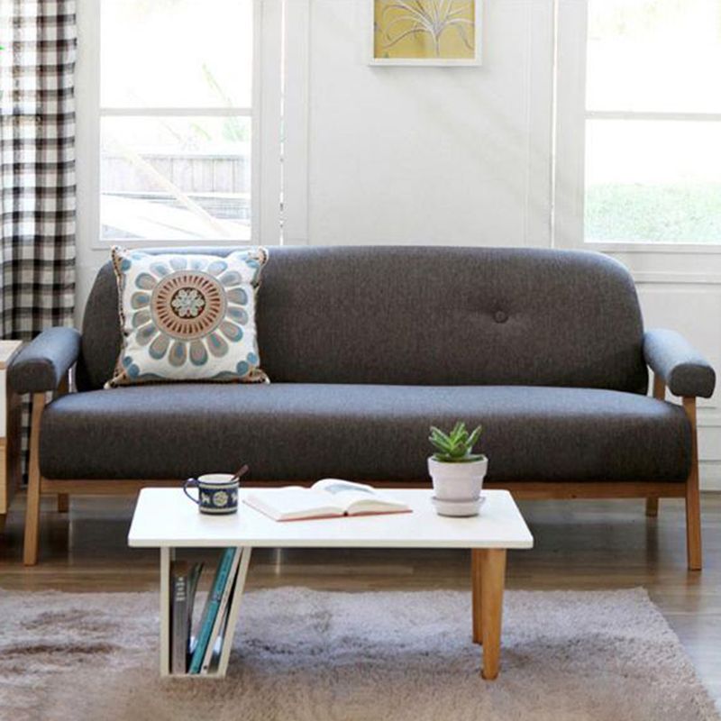 27.16" W x 28.74" H Pillow Top Arm Sofa Contemporary Standard Sofa with Tufted Split-Back