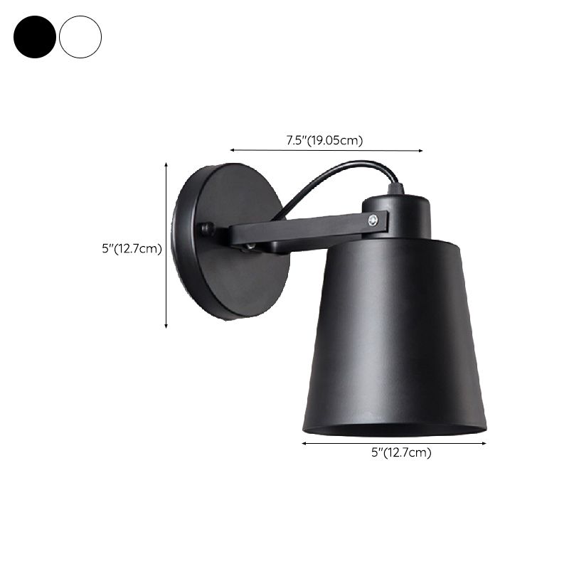 Contemporary Metal Wall Sconce Simple Wall Light Fixture for Bedroom