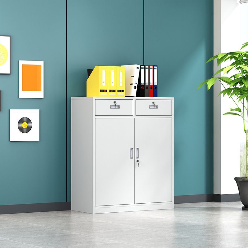 Vertica Metal File Cabinet Modern Color Block Filing Cabinet for Office