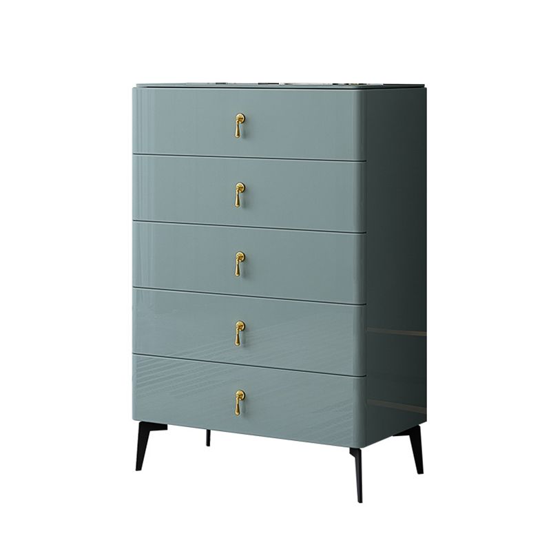 Contemporary 34.65'"/41.73" Tall Wooden Chest, Rectangle Accent Chest with Drawers