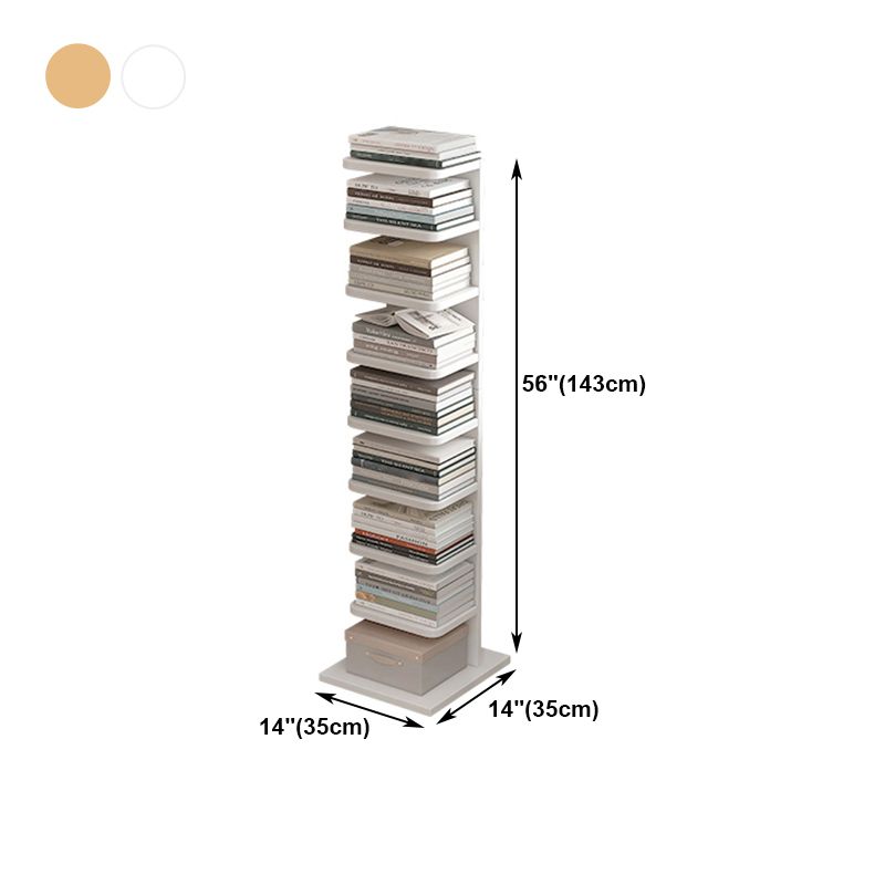 13.78"W Bookshelf Urban Style Invisible Bookcase for Office and Home