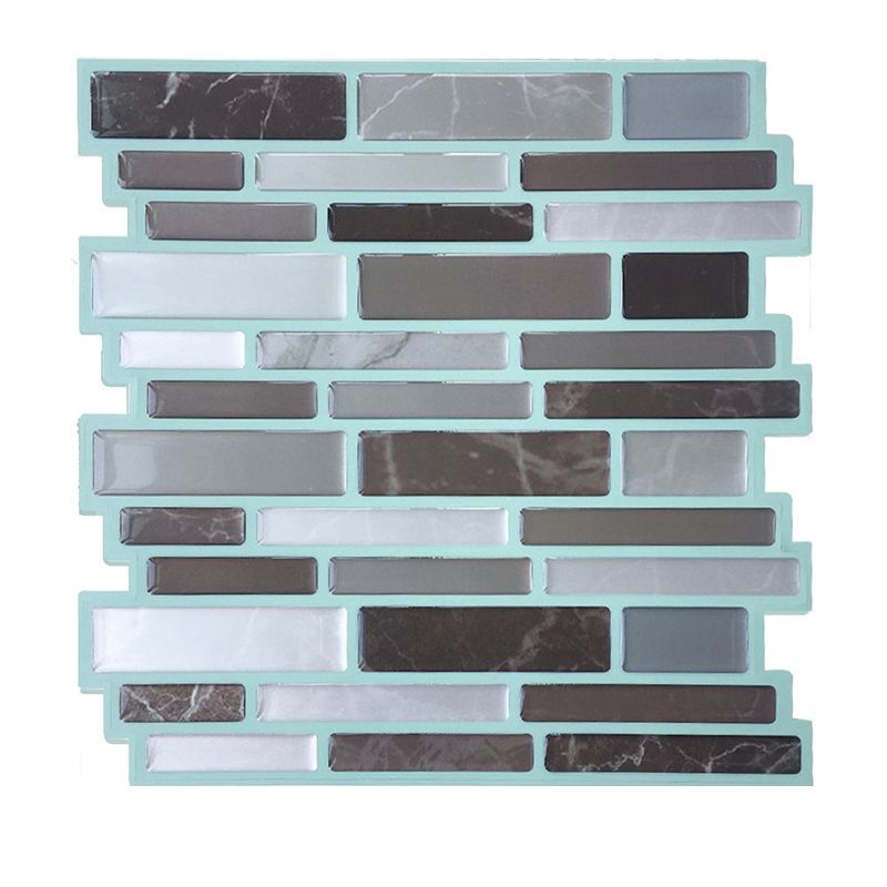 Farmhouse Brick Mosaic Tiles Wallpapers Pastel Color Easy Peel off Wall Art for Home