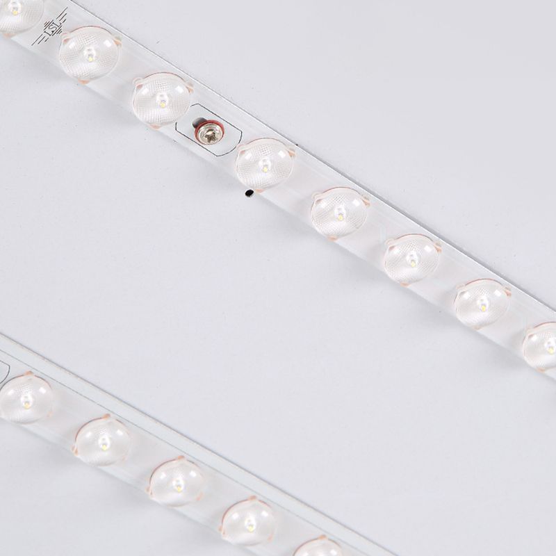 Minimalism Round Flush Mount Light Wood LED Ceiling Light for Bedroom