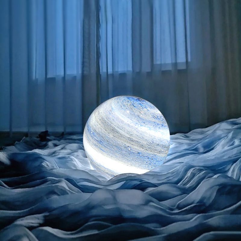 Globe Glass Table Lamp 1 Licht Moderne Simplicity Style Night Light voor slaapkamer