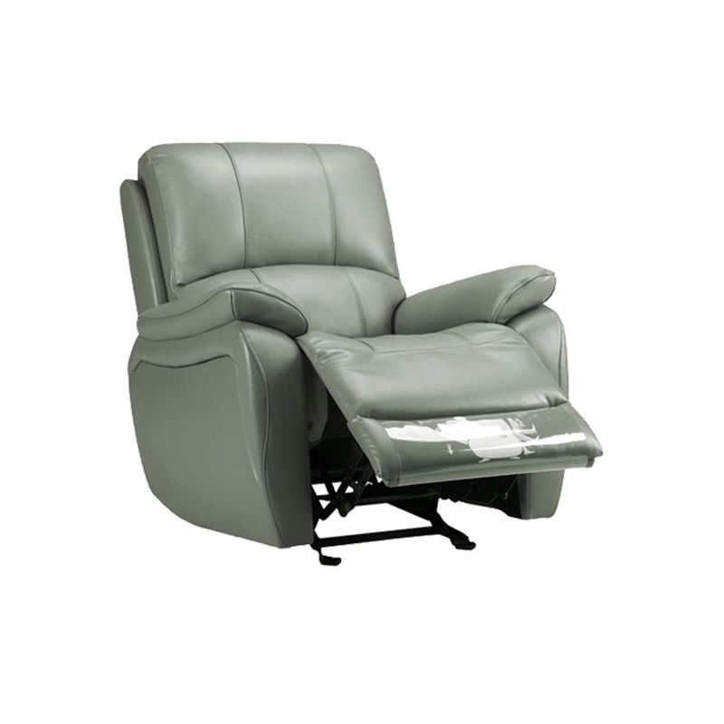 Modern Recliner Chair USB Charge Port Solid Color Standard Recliner