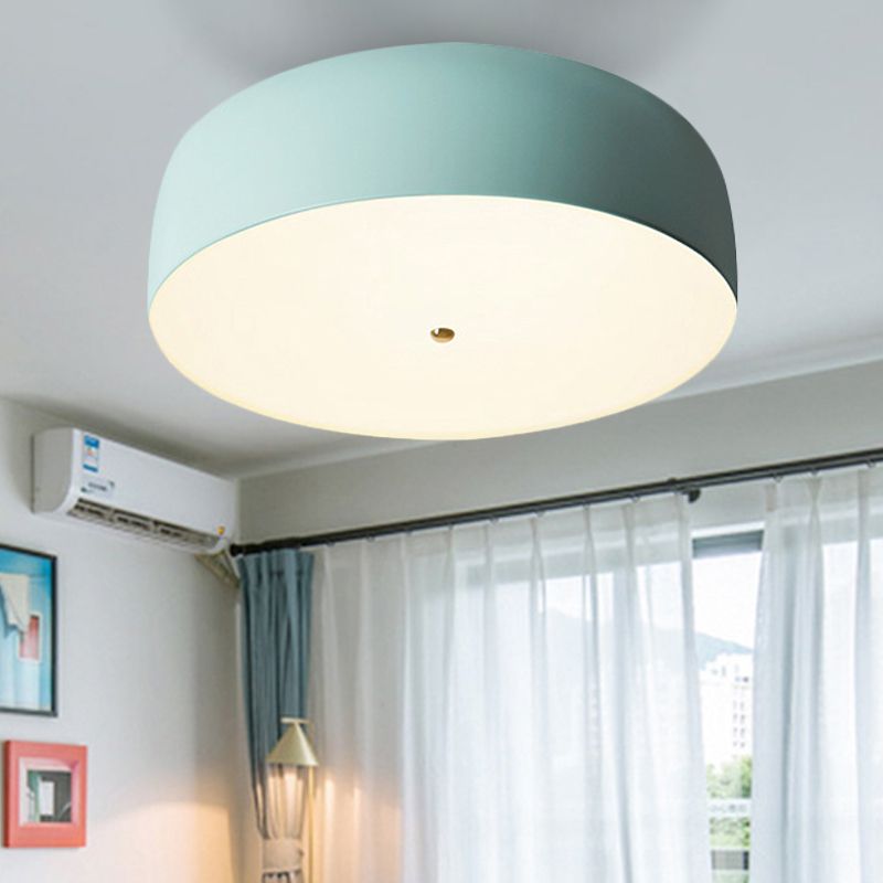 Luz de techo para dormitorio para niños, luz LED empotrada en forma de cúpula estilo nórdico