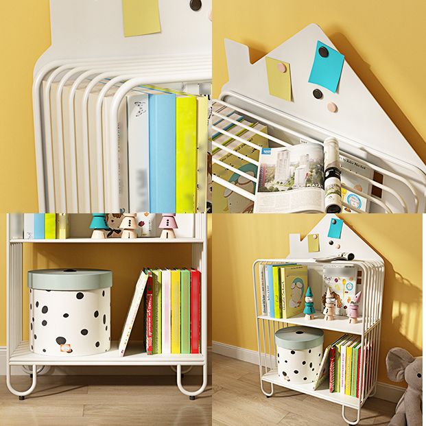 Scandinavian Style Bookshelf Open Back Bookcase for Office and Study Room