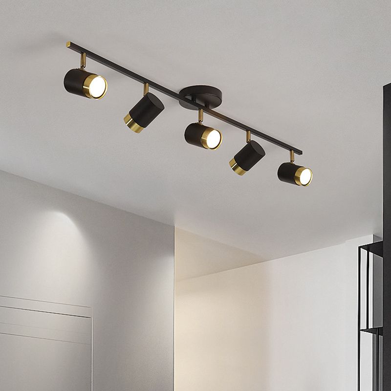 Moderne Stilzylindrische Form Deckenleuchte Multi -Licht Deckenlampe für das Restaurant