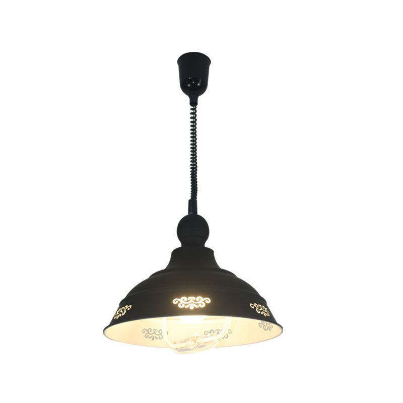 Illuminazione a sospensione in alluminio industriale 1 sala da pranzo lampada sospesa telescopica