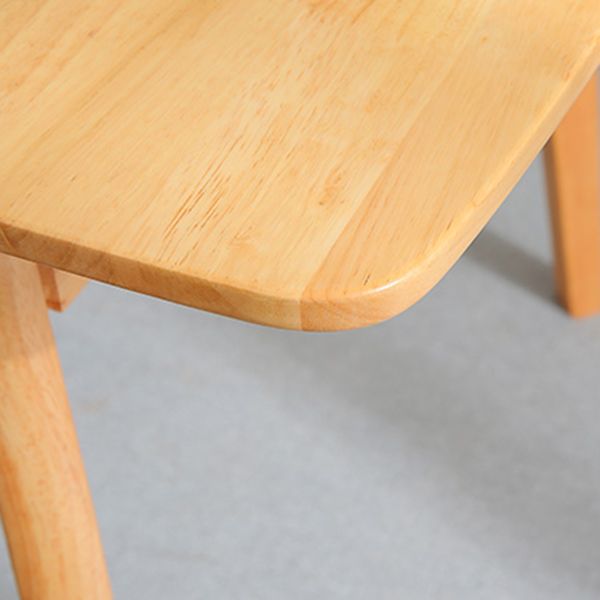 Moderner Stil eines Esstischs Rechteck fester Holz-Tropfen-Blatt-Tisch mit 4 Beinen