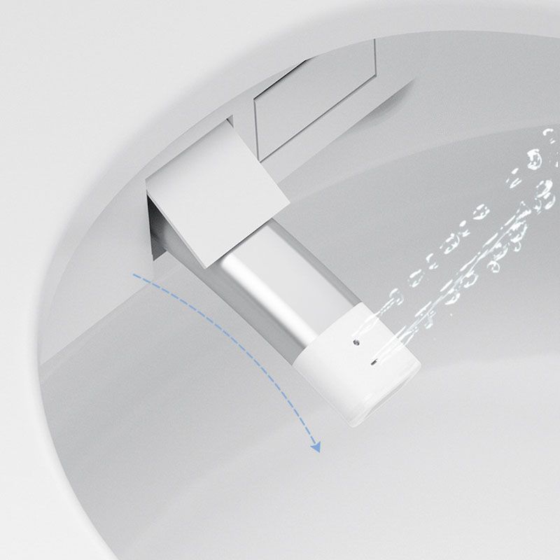 Modern Siphon Jet Flush Toilet Colonial White Heated Seat Urine Toilet with Toilet Seat