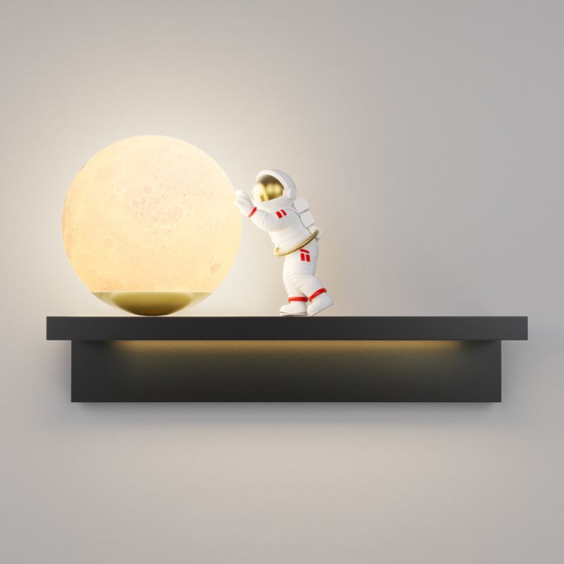 Modern Style Astronaut Wall Light Simple Wall Lamp for Children's Room