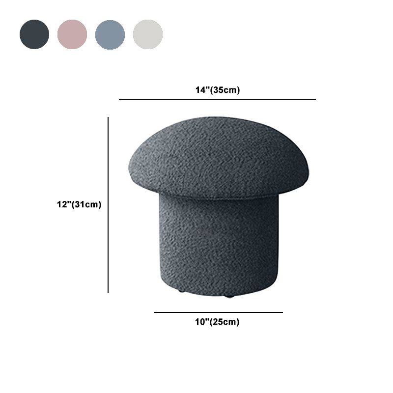 Contemporary Ottoman Tufted Mildew Resistant Mildew Resistant Velvet Specialty Ottoman