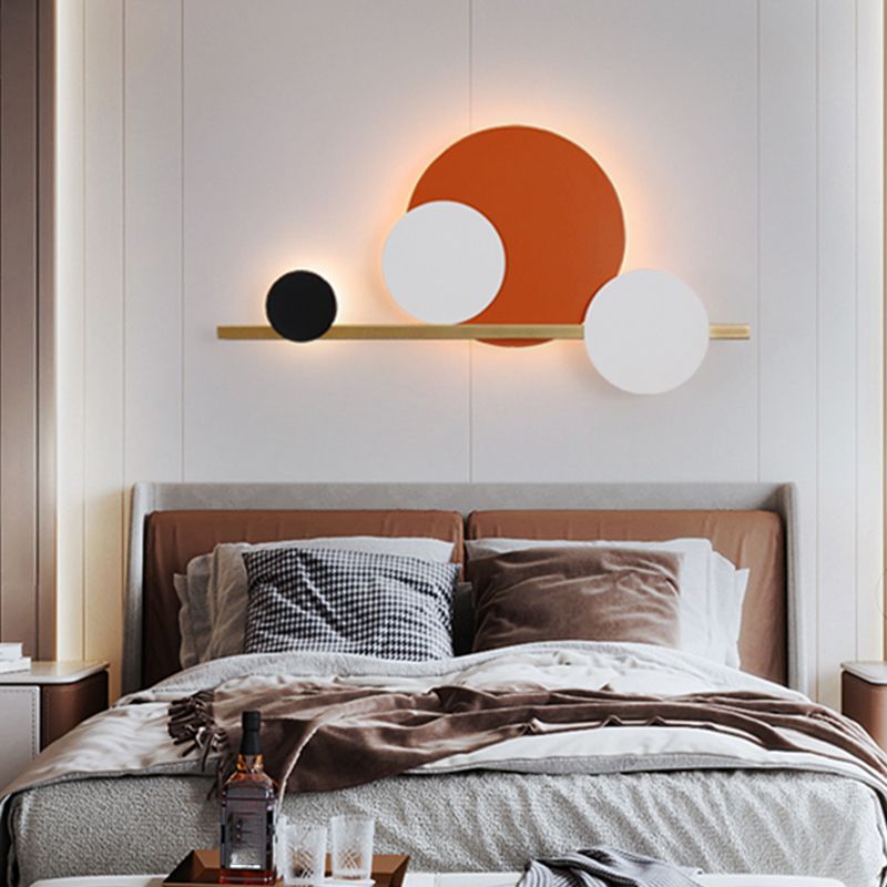 Geometry Shape Metal Wall Lights Modern Style Wall Mounted Lamps