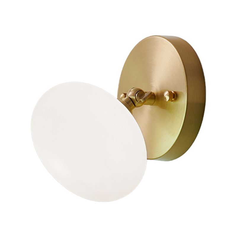 1-Light Sconce Light Fixture Modern Style Metal Wall Lighting for Bedroom