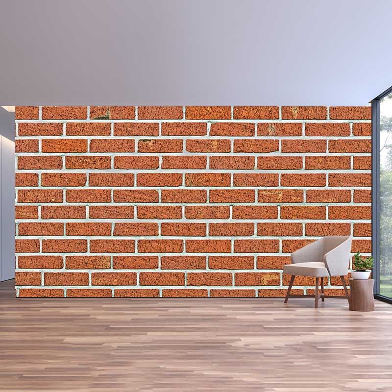 Old Brick Wall Murals for Restaurant Washable Wall Covering, Custom Size Available