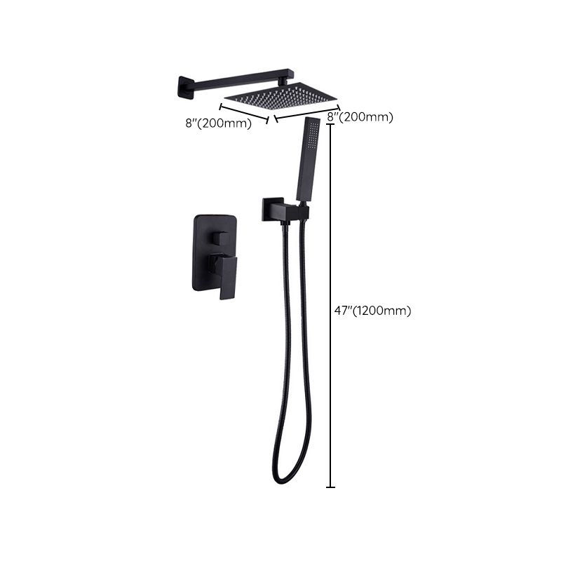 Modern Style Shower System Ceiling Mounted Spot Resist Handle Lever Shower System